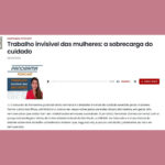 [YouTube – TV Brasil] Caminhos da Reportagem: O Trabalho Invisível de Cuidar